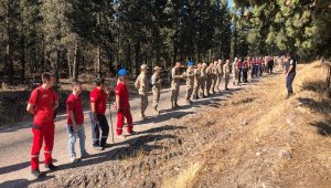 Berzeg'i arama çalışmalarına GPS cihazı takılan 'Tina' da katıldı