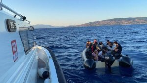 Bodrum açıklarında 13 kaçak göçmen yakalandı, 25 kaçak göçmen kurtarıldı