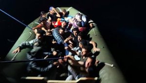 Bodrum'da 21 kaçak göçmen kurtarıldı