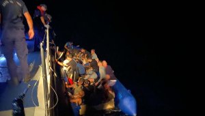 Bodrum'da 31 kaçak göçmen kurtarıldı, 14 kaçak göçmen yakalandı