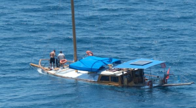 Bodrum'da gulet battı, 3 kişi kurtarıldı