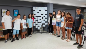 Bornovalı çocuklara film atölyesi! 30 kursiyer eğitim gördü