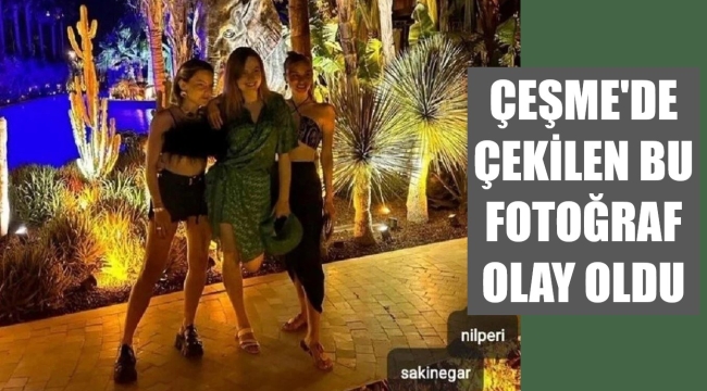 Çeşme'deki bu fotoğraf olay oldu