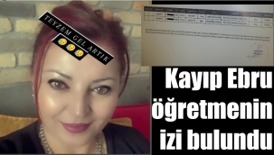 Çeşmeli kayıp öğretmenin izine ulaşıldı