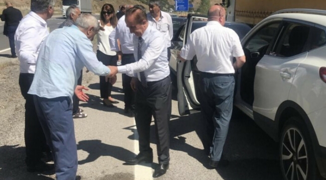 CHP lideri Kılıçdaroğlu'nun konvoyunda zincirleme kaza meydana geldi