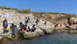 Göçmenleri ıssız adaya bırakıp kaçtılar