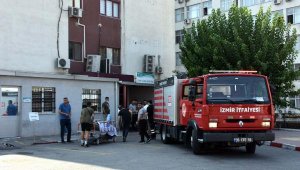 Hastanenin zemin katında yangın