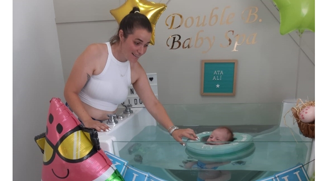 İzmir'in ilk bebek spa merkezi Double B. Baby'de her bebek özeldir