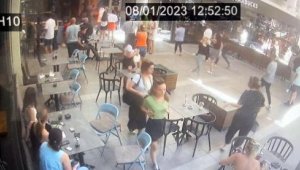 Konsolosluktaki saldırıda panik anı kamerada