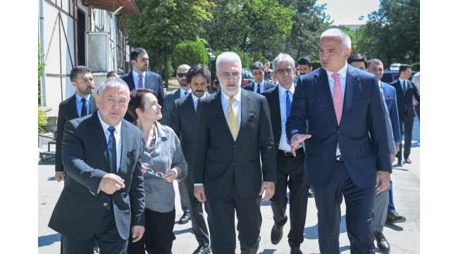 Kültür ve Turizm Bakanı Mehmet Nuri Ersoy'dan ziyaret