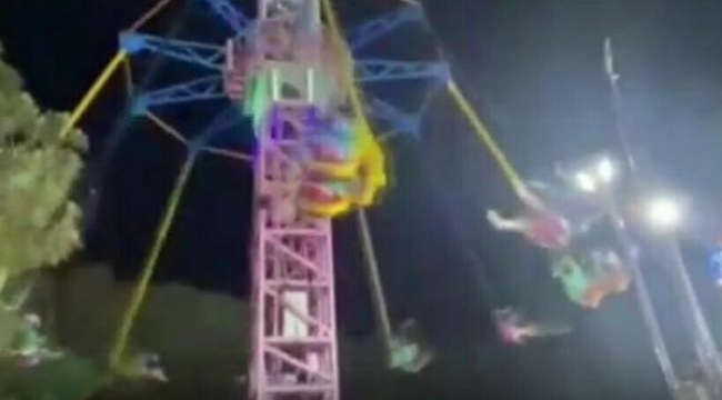 Lunaparktaki kazanın görüntüleri ortaya çıktı