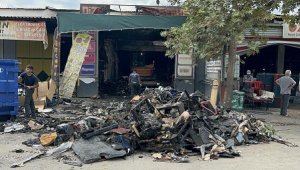 Manisa'da 2 iş yerinin zarar gördüğü yangında, 7 kişi taburcu oldu