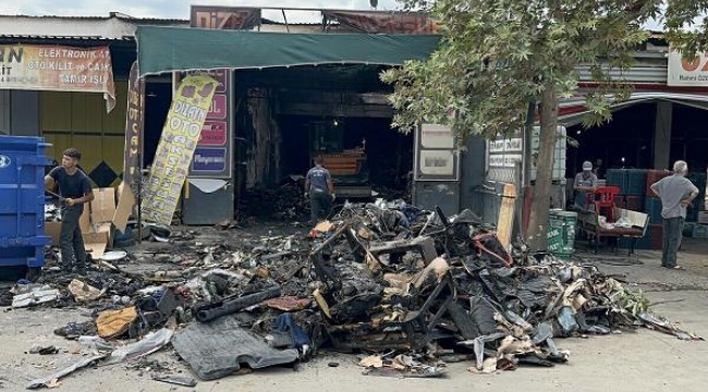 Manisa'da 2 iş yerinin zarar gördüğü yangında, 7 kişi taburcu oldu