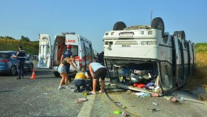 Manisa'da feci kaza: 30 yaralı