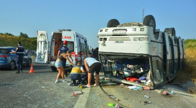 Manisa'da feci kaza: 30 yaralı
