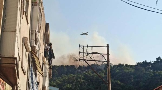 Manisa'nın Soma ilçesinde orman yangını çıktı