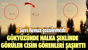 Mardin'de gizemli cisim 