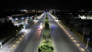 Mehmet Akif Ersoy Caddesi modern aydınlatmaya kavuştu