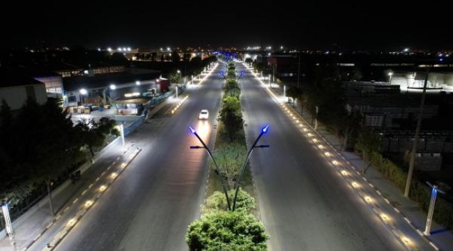Mehmet Akif Ersoy Caddesi modern aydınlatmaya kavuştu