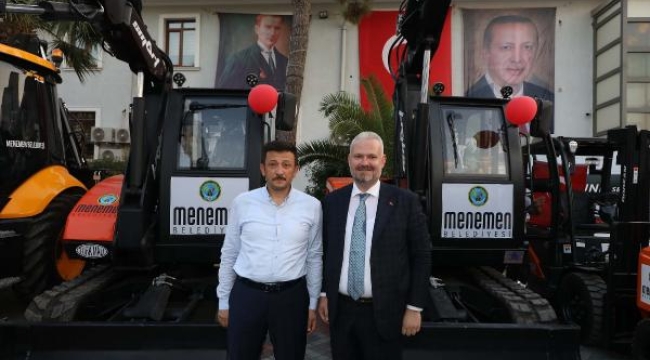 Menemen Belediyesi 100 yeni araç aldı