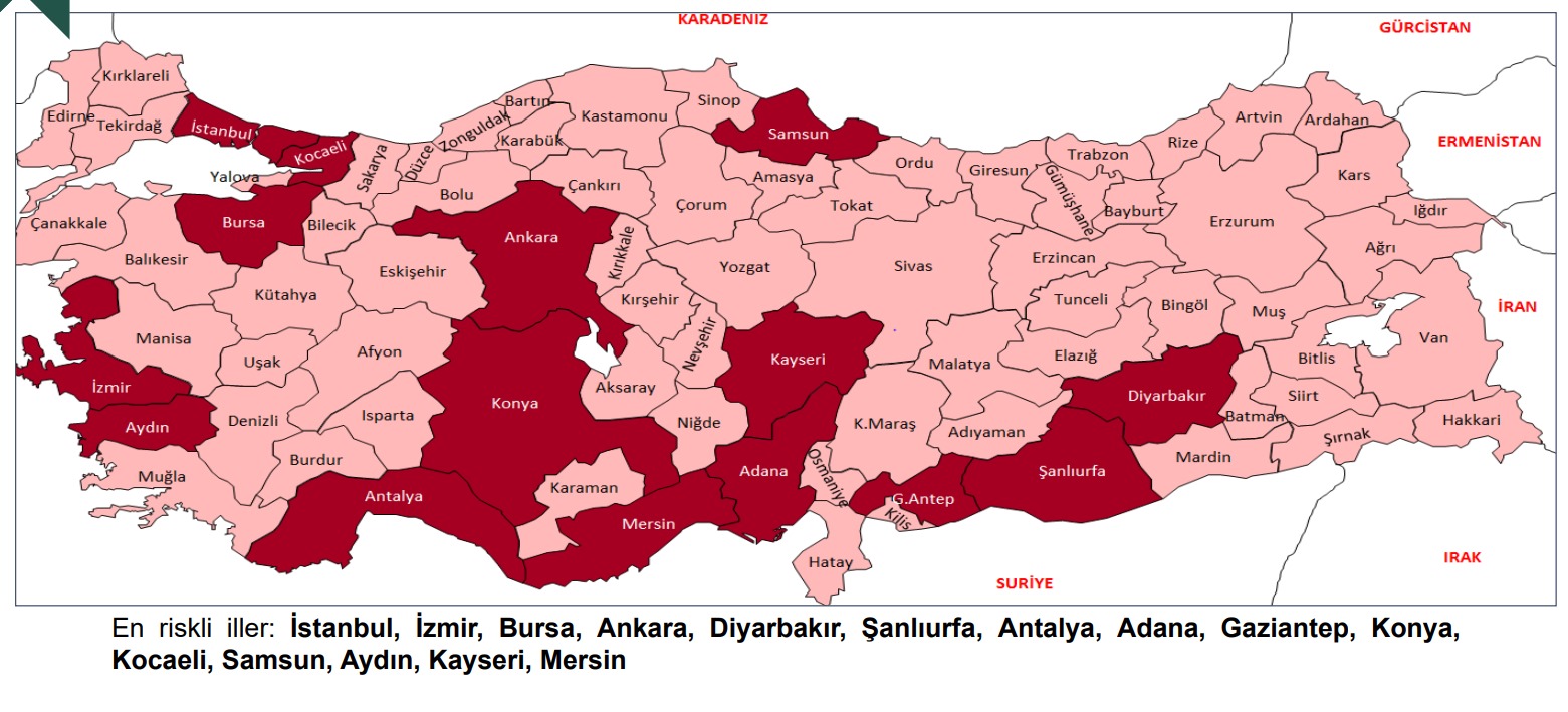 Metamfetamin haritası! İzmir tehlikede