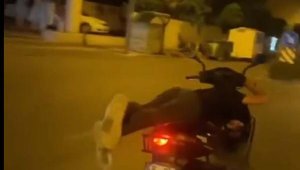 Muğla'da kasksız motosiklet sürücüsü dehşet saçtı