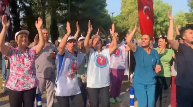 'Nerde yedin paraları' eylemi bitti