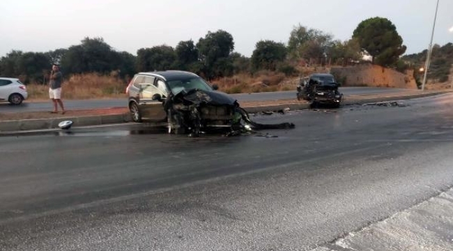 Olgun Şimşek, Bodrum'da trafik kazası geçirdi