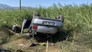 Otomobil şarampole yuvarlandı: 5 yaralı