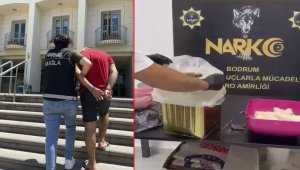 Peynir tenekesinden 1.7 kilo esrar çıktı