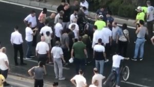 Polise silah doğrultan gaspçı vuruldu