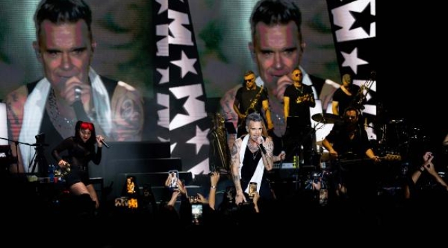 Robbie Williams, Bodrum'da sahne aldı