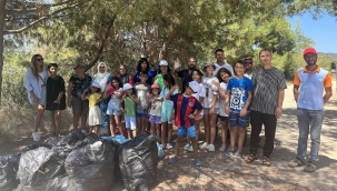 Seferihisar'ın 'Çevre Muhafızları' işbaşında! Temizlik yaptılar