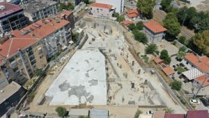 Söke Yeraltı Otoparkı'nın büyük bir bölümü tamamlandı