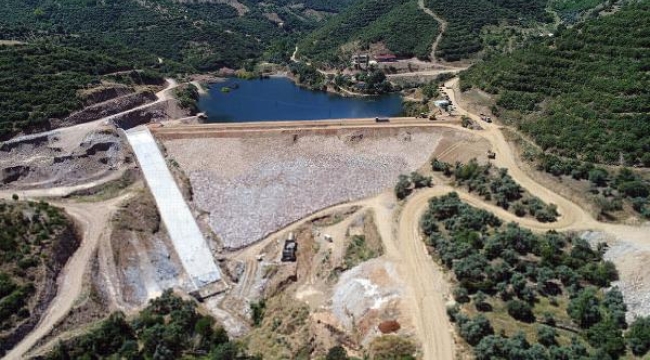 Tire'nin üçüncü barajı Dereli bu ayın sonunda tamamlanacak