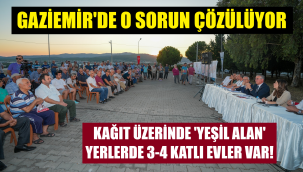 Yeşil alan üzerine mahalle kurulmuş! O sorun çözülüyor