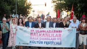17'nci Balkanlılar Halk Dansları ve Kültür Festivali başladı