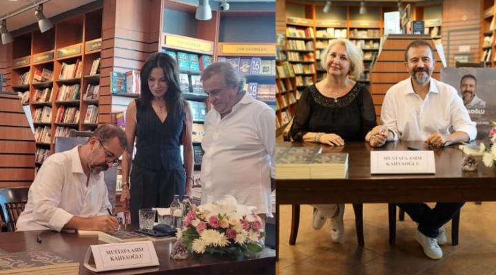 Avukat şair Kahyaoğlu, İzmir Konak Pier'de kitabını imzaladı