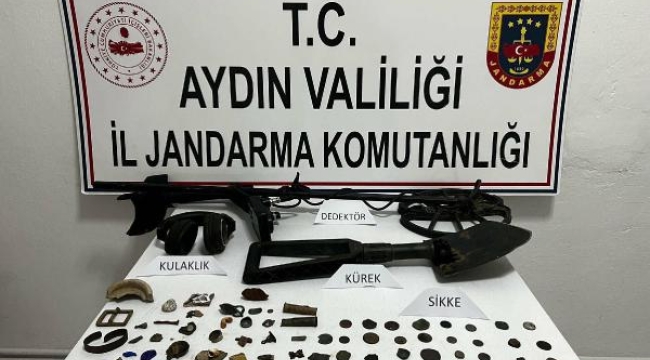 Aydın'da define için kaçak kazıya 1 tutuklama