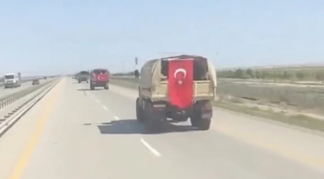 Azerbaycan ordusu Karabağ'a Türk bayraklarıyla girdi!