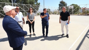 Başkan Batur'dan amatörler için iki yeni antrenman sahası