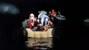 Bodrum'da 44 kaçak göçmen kurtarıldı