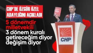 CHP'de Özgür Özel adaylığını açıkladı
