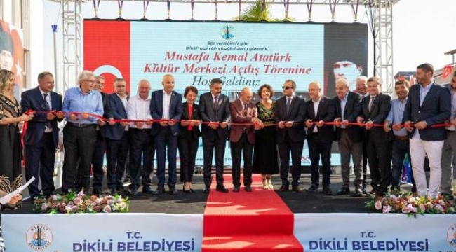 Dikili'de kültür merkezi açıldı