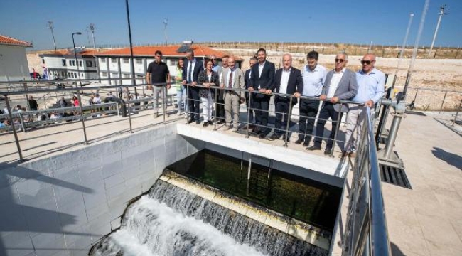 Foça'da içme suyu arıtma tesisi açıldı