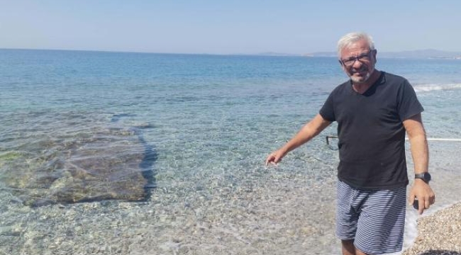 İzmir'de denize konulan bu kaya sakat bırakıyor