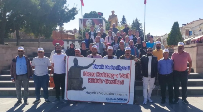 Kınık Belediyesi'nden vatandaşlara ücretsiz Hacı Bektaş gezisi
