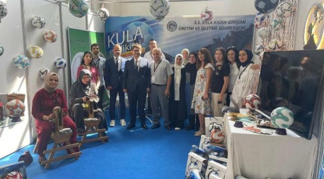 Kulalı kadınların ürettiği el dikimi toplar Expo Sport 2023'te