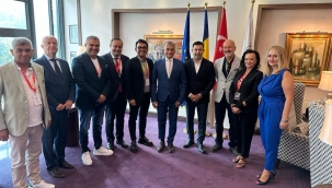 Kuşadası Başkanı Günel'e Sinaia'da sıcak ağırlama