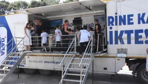 Öğrenciler simülasyon TIR'ında depremi yaşadılar